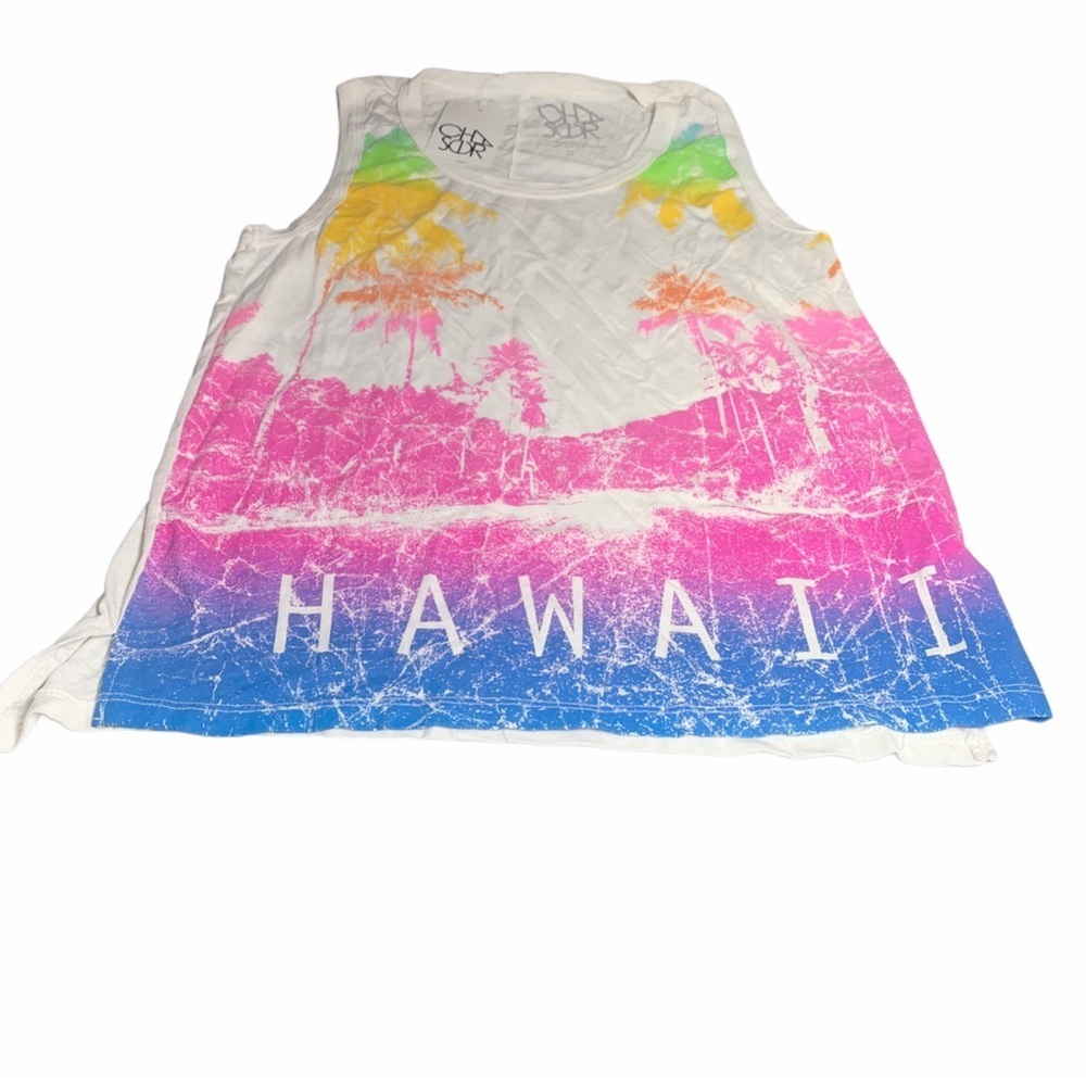Chaser Vintage Hawaii Graphic Tee Small